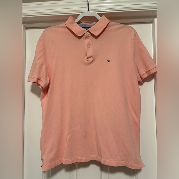 Tommy Hilfiger Men's Pink Polo Shirt - Picture 5 of 12